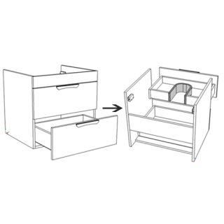 Тумба под раковину для стиральной машины Corozo Алиот 120 белый SD-00000603